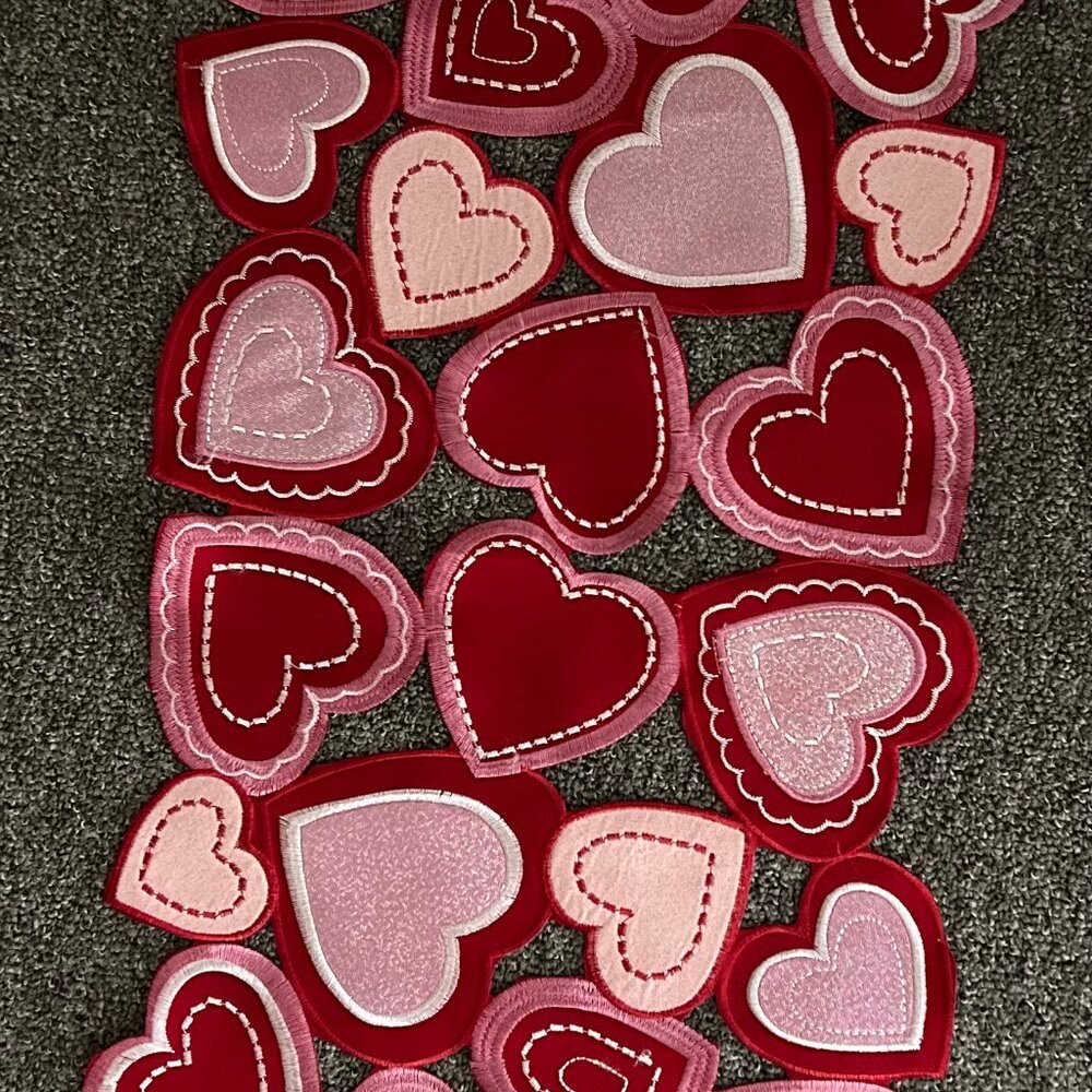 Hearts Table Runner